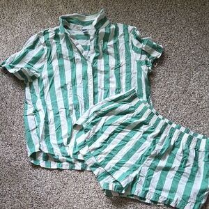 Old Navy Poplin Pajama Set